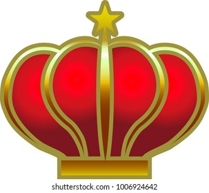 red star crown.eps
This is a vector illustration.