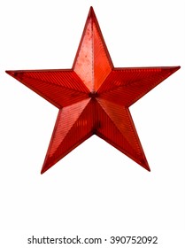 red star on a stand-alone layer
