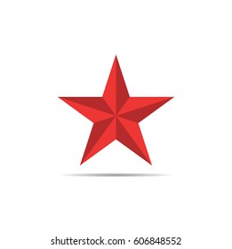 Red Star Vector EPS10