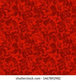 Red starry dense texture on a burgundy background. Stars seamless pattern for a great mood.
