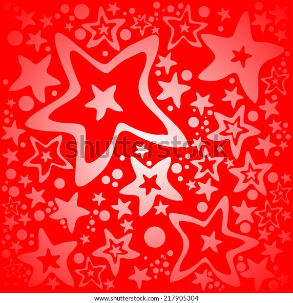 Red Stars Seamless Pattern Background Vector Stock Vector Royalty Free