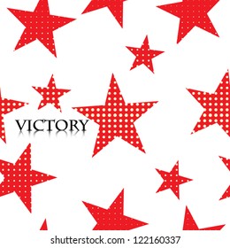 red stars. seamless pattern vector eps10