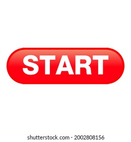 red start button with white letters