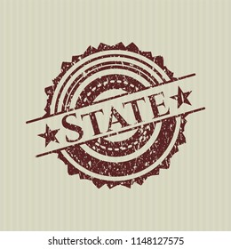 Red State distress rubber texture