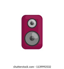 red Stereo icon vector illustration