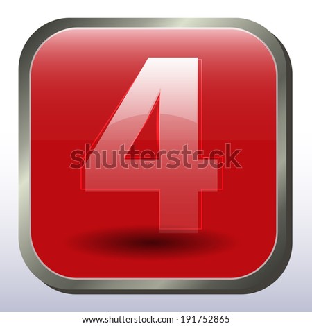 Red sticker. info graphic vector template.