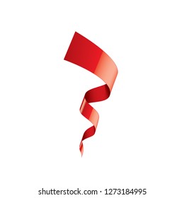 Red sticker on white background. Vector illustration