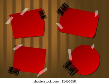 red stickers