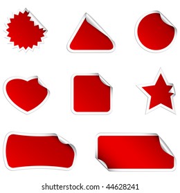 Red stickers