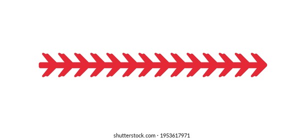 Puntos rojos del diseño Stitch del béisbol para los amantes del béisbol
