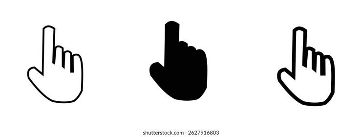 
Ícone de Mão Parada Vermelha 
design gráfico

