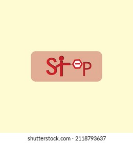 rotes Stoppschild auf weißem Hintergrund. Flachstil. rotes Stoppschild für Ihr Webdesign, Logo, App, UI. Stoppschild. Warnsignal-Stoppsymbol