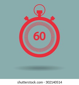 Red Stopwatch icon 