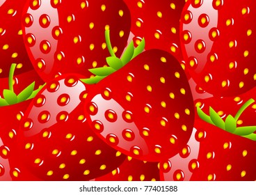Red strawberries