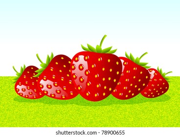 Red strawberries
