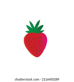 red strawberry 2d art aim 