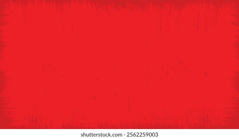 Red stretchable grunge background texture, vector design with a worn effect