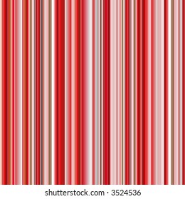 Red striped abstract background, variable width stripes