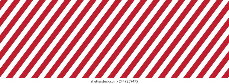 Red striped seamless background. Vector illustration. Red strips on a white background. 