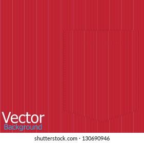 Red striped shirt pocket. Vector background
