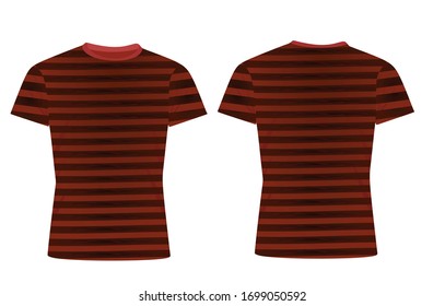 Tirada roja al pantalones. ilustración vectorial