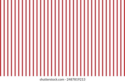 Red striped vertical on white background
