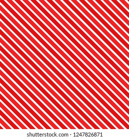 Red stripes geometric pattern. Christmas background.