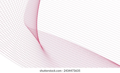Fondo de pantalla abstracto de la línea de rayas rojas imagen vectorial para el fondo o la presentación