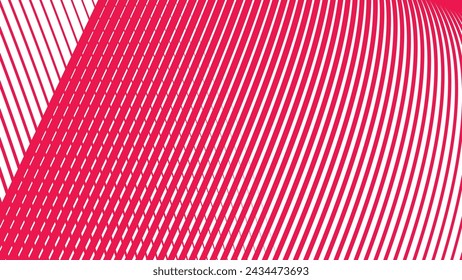 Fondo de pantalla abstracto de la línea de rayas rojas imagen vectorial para el fondo o la presentación