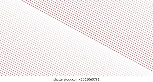 Red stripes on white background. Striped diagonal pattern Vector illustration.