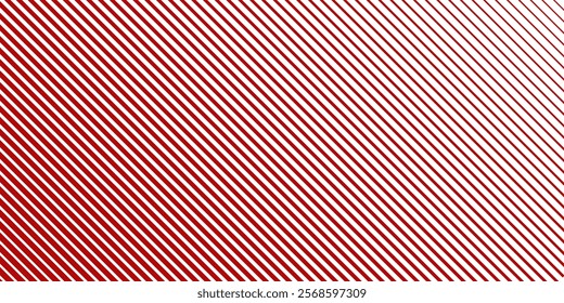 Red stripes on white background. Striped diagonal pattern Vector illustration of Seamless background Christmas or winter theme Background with slanted lines