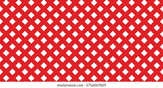 Red stripes on white background. Striped diagonal pattern Vector illustration of Seamless background Christmas or winter theme Background  lines modern