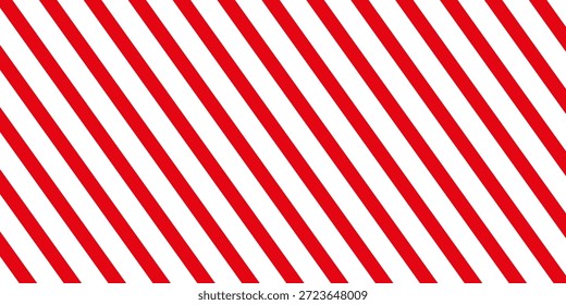 Rayas rojas sobre fondo blanco. Ilustración vectorial diagonal rayada del modelo de las Navidades inconsútiles del fondo o del tema del invierno Fondo con las líneas inclinadas  