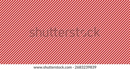 Red stripes on a white background. Diagonal striped pattern. Vector illustration. Christmas or winter theme. Background with diagonal stripes. Vector eps10