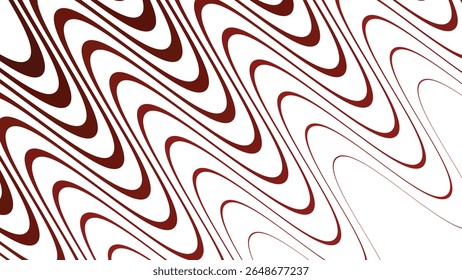 Red stripes wavy line abstract seamless pattern background for modern fabric digital and graphic design