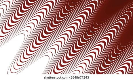 Red stripes wavy line abstract seamless pattern background for modern fabric digital and graphic design