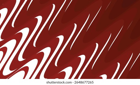 Red stripes wavy line abstract seamless pattern background for modern fabric digital and graphic design
