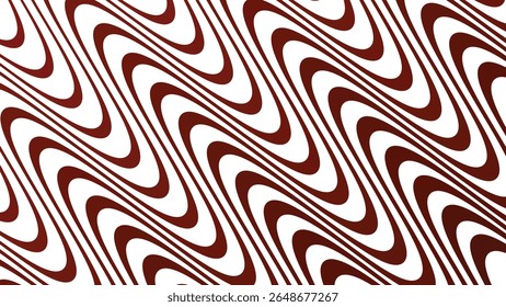 Red stripes wavy line abstract seamless pattern background for modern fabric digital and graphic design