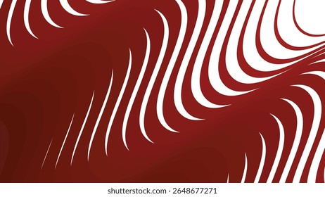 Red stripes wavy line abstract seamless pattern background for modern fabric digital and graphic design