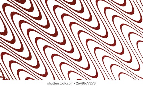 Red stripes wavy line abstract seamless pattern background for modern fabric digital and graphic design