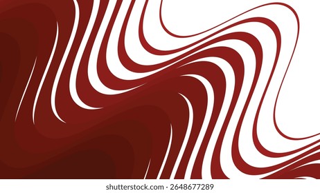 Red stripes wavy line abstract seamless pattern background for modern fabric digital and graphic design