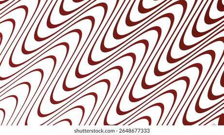 Red stripes wavy line abstract seamless pattern background for modern fabric digital and graphic design