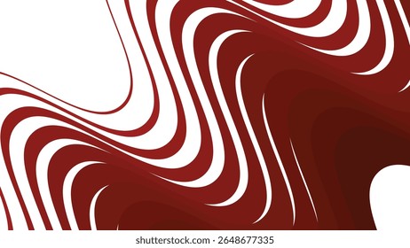 Red stripes wavy line abstract seamless pattern background for modern fabric digital and graphic design