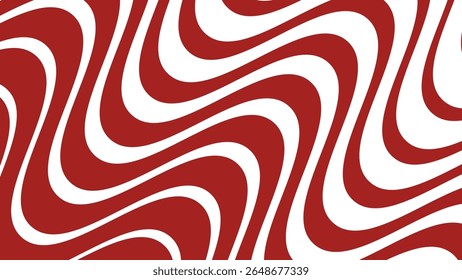 Red stripes wavy line abstract seamless pattern background for modern fabric digital and graphic design