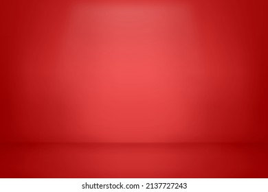 Pink color studio background. Abstract empty room with soft light