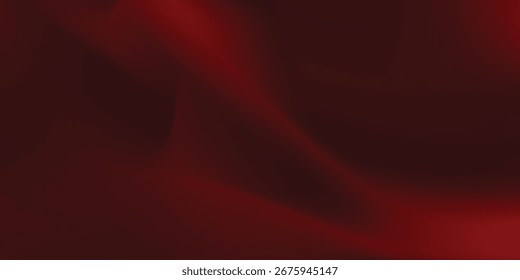 Red studio background. Modern abstract limbo podium studio room. Dark red gradient wall floor and spotlight scene. Showcase, promotion display. Vector stage mockup illustration.Eps 10