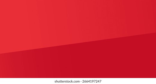 Fundo de gradiente de estúdio vermelho para colocação de produto ou site. composição horizontal de duas cores. Ilustração de vetor 