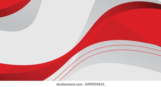 Fondo de onda elegante rojo para los negocios