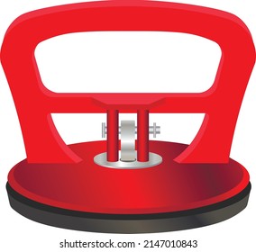 Red Suction Cup Side View