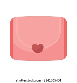diseño de maleta roja sobre blanco